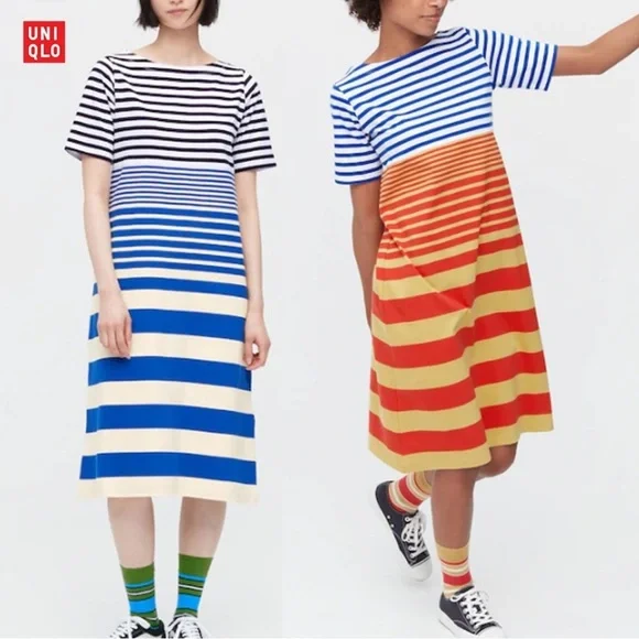 Uniqlo x Marni Striped Dress Size M - Picture 2 of 9